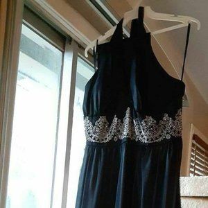 Black Juno Collection style #758 halter dress for sale -Size 2XL -fits like XL